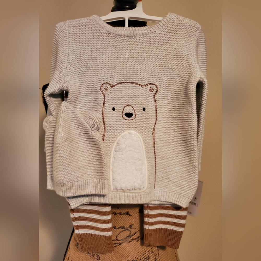 Carter's 3 piece knit outfit,